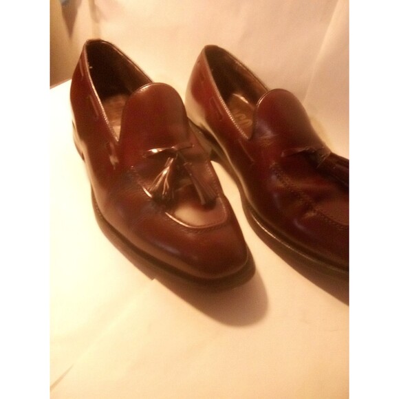 SEBAGO Tassel Burgundy Loafers Men’s Size 9.5 Made In USA - Picture 1 of 6